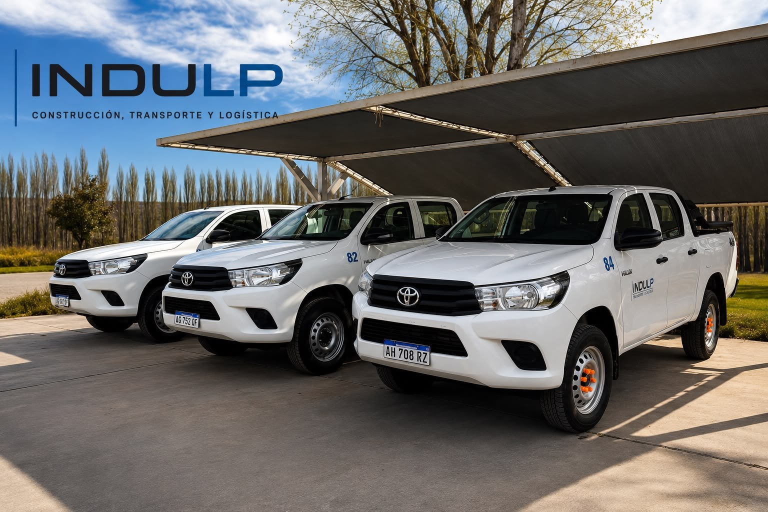 Pick-ups 4×4 Toyota Hilux INDULP unidades 82 y 84